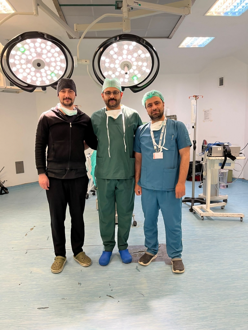 Depremden etkilenen hastalar büyük bir özveri ile tedavi ediliyor