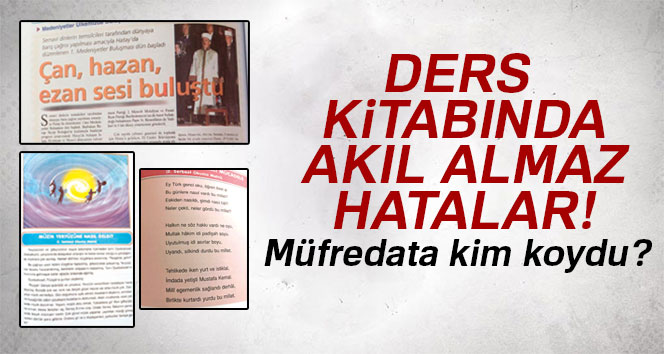 Ders kitaplarında FETÖ parmağı!