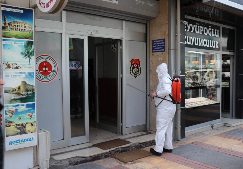 DEZENFEKTE ÇALIŞMALARI İL GENELİNDE DEVAM EDİYOR
