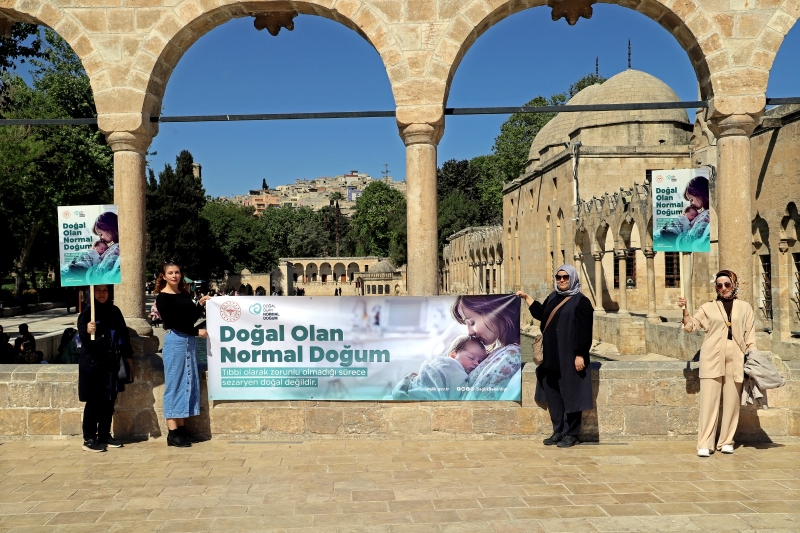 “Doğal Olan Normal Doğum” Mesajı Balıklıgöl’den Tüm Türkiye’ye Ulaştı