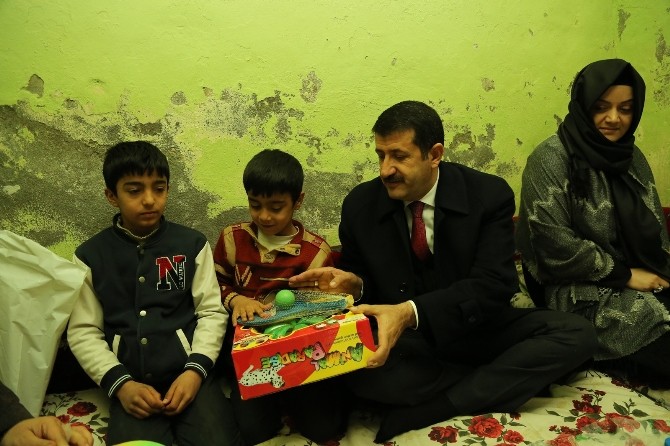 Ekinci yetim aileleri unutmadı