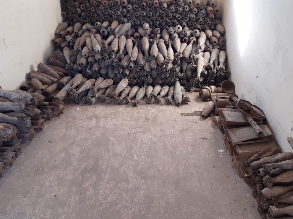 MSB: ″PKK/YPG’ye ait mayın eğitim ve depolama tesisi bulundu″