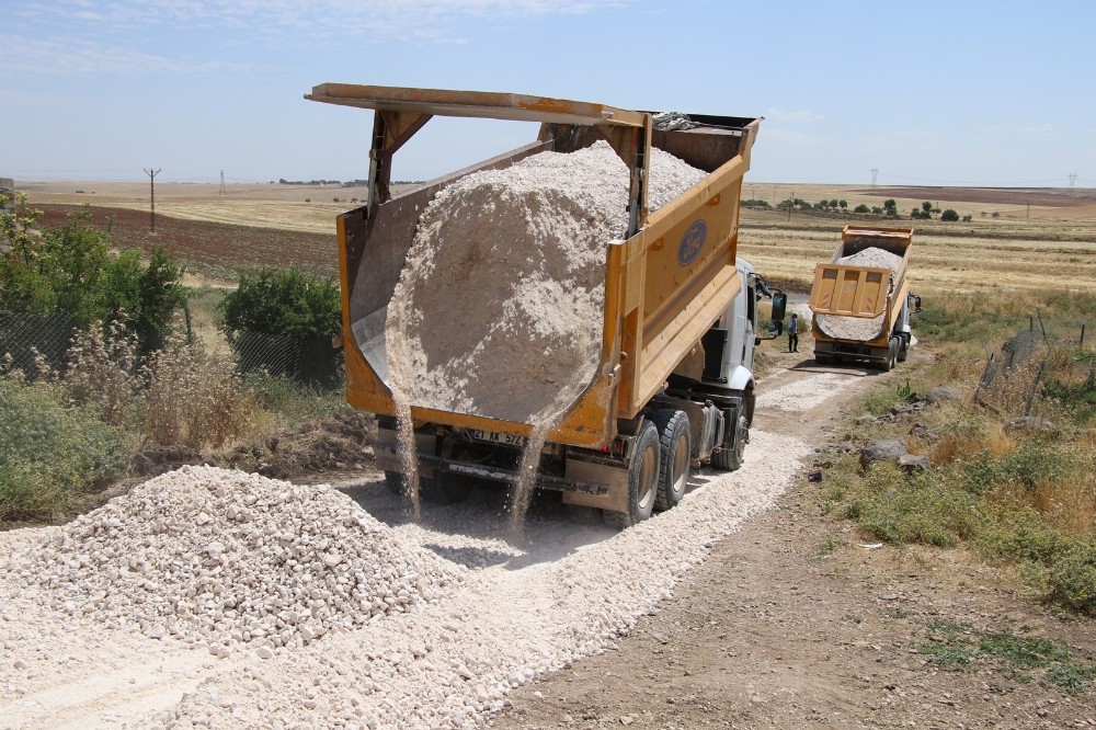 Haliliye’de yol yapım çalışmaları