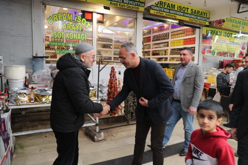 Eyyübiye Belediye Başkanı Mehmet Kuş Esnafı Ziyaret Ederek Taleplerini Dinledi