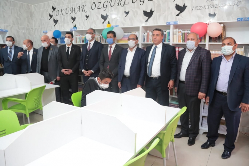 EYYÜBİYE BELEDİYESİ, 8 KÜTÜPHANENİN TOPLU AÇILIŞINI YAPTI.