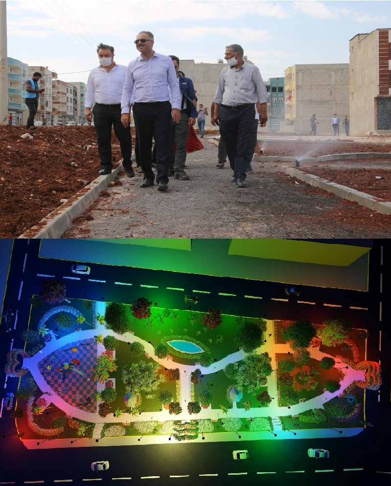 EYYÜBİYE BELEDİYESİ, YEŞİL ALANLAR KAZANDIRMAYA DEVAM EDİYOR.