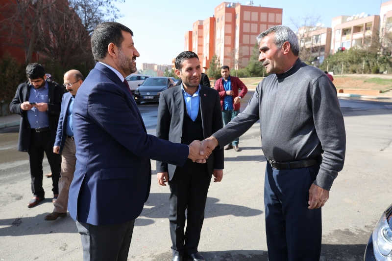 EYYÜBİYE BELEDİYESİ TOKİ SOKAKLARINI AYDINLATIYOR