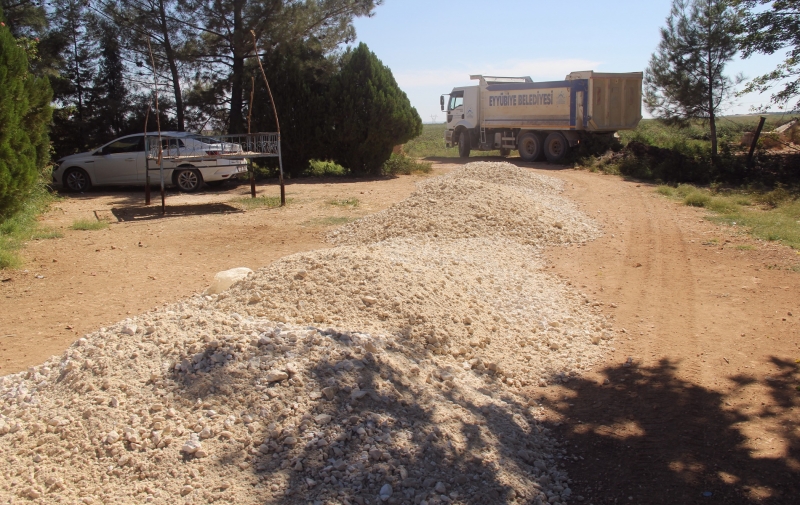 EYYÜBİYE BELEDİYESİ YOL YAPIMINI ARALIKSIZ SÜRDÜRÜYOR.