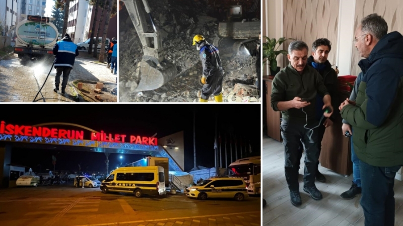 Eyyübiye Belediyesi Komşuya Yardıma Koştu