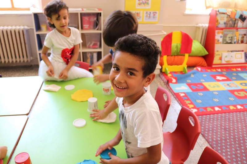 Eyyübiye de Suriyeli çocuklar için anasınıfı açıldı
