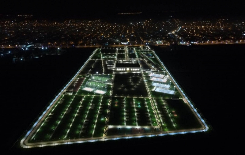 Eyyübiye Millet Bahçesi’nin Gece Görüntüsü Büyük Beğeni Kazandı