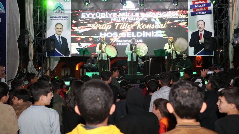 Eyyübiye Millet Bahçesi’nde Coşkulu Gece