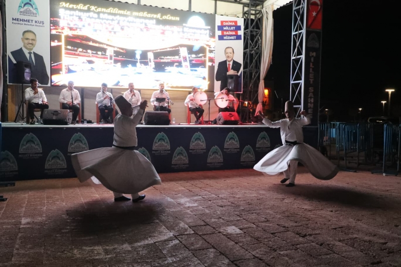 Eyyübiye Millet Bahçesi’nde Mevlid Kandili Coşkusu Yaşandı