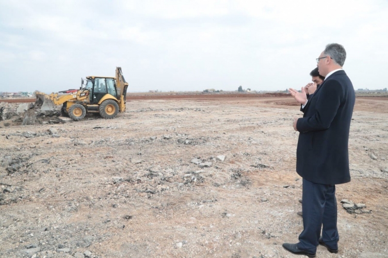 Eyyübiye’de araç garaj parkı çalışmaları