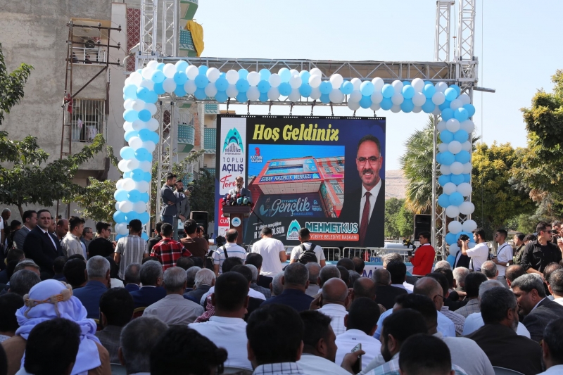 Eyyübiye’de Dev Eserler Törenle Hizmete Sunuldu