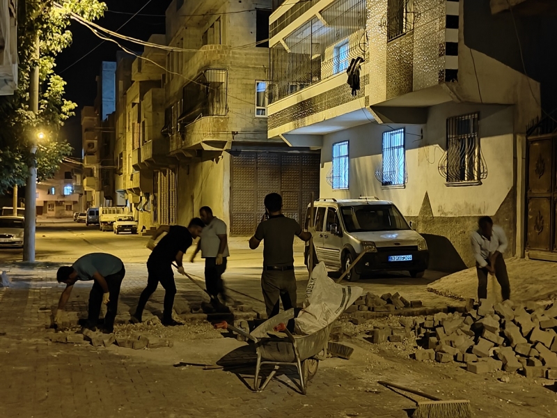 Eyyübiye’de Gece Mesaisi