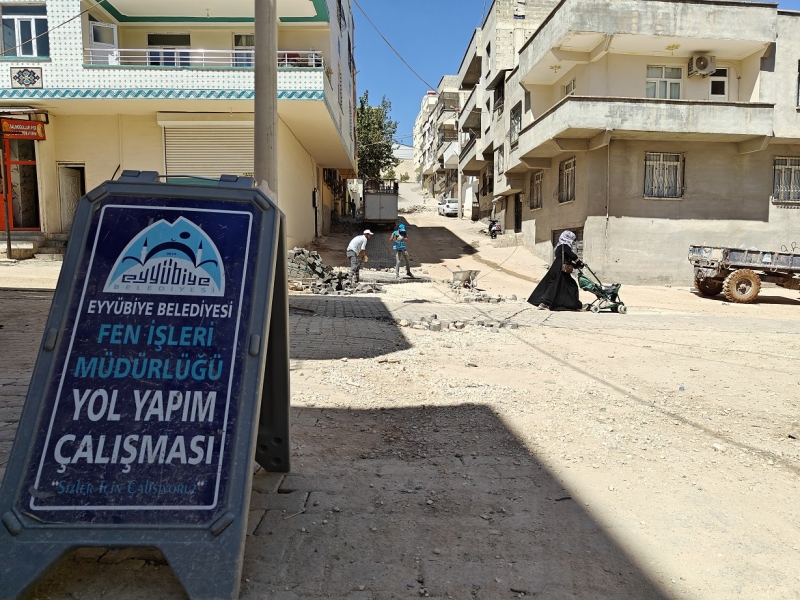 Eyyübiye’de Kış Öncesi Sokak Yenilemeleri Tamamlanacak