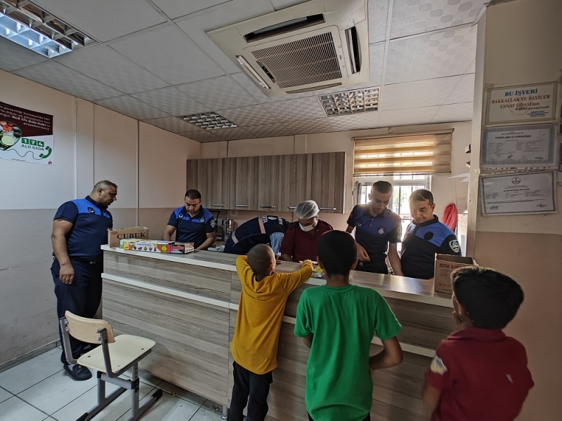 Eyyübiye’de Okul Kantinleri ve Çevresi Denetleniyor