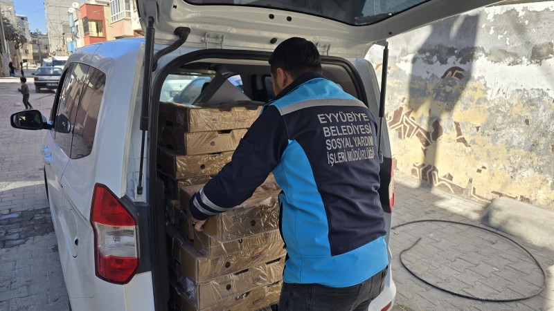 Eyyübiye’de yetim aileler unutulmadı