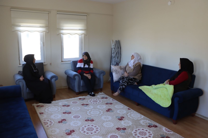 EYYÜP NEBİ SABIR EVLERİ DEPREMZEDELERE SICAK BİR YUVA OLDU