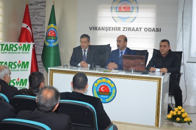 Viranşehirli çiftçilere tarım sigortaları anlatıldı