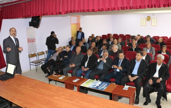 Harranlı Çiftçiler tarım konusunda bilgilendirildi