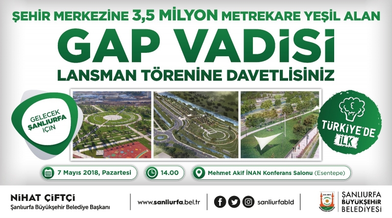 Gap Vadisi Lansman Töreni Düzenlenecek