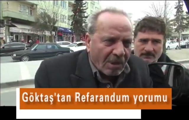 GÖKTAŞ'tan Refarandum yorumu