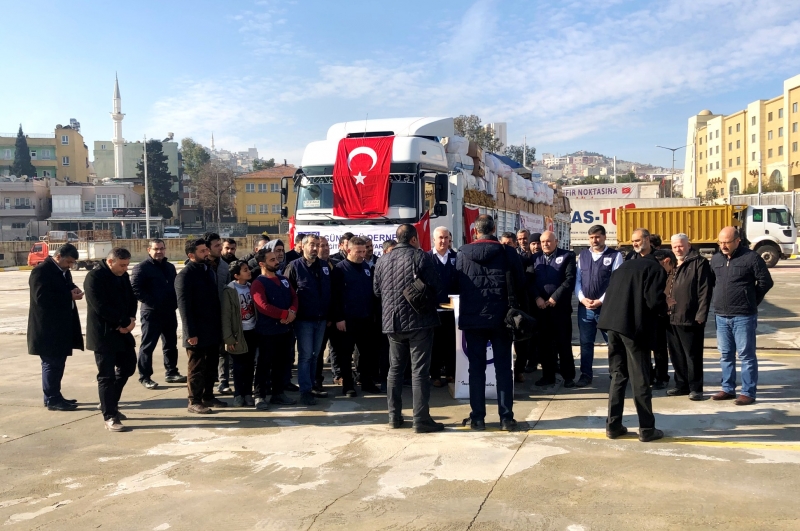 Günyüzü Derneğinden İdlib’e 1 TIR insani yardım