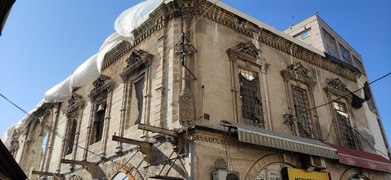 Hacı Kamil Konağında restorasyon devam ediyor