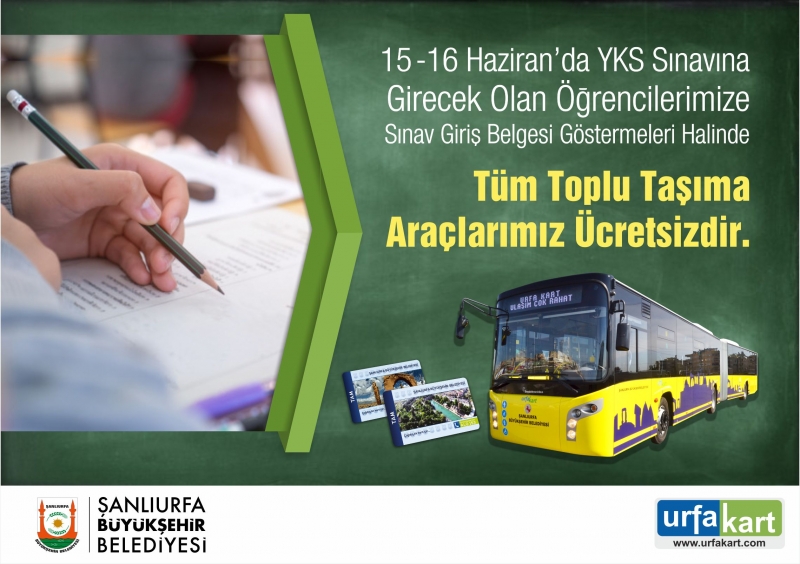 Hafta Sonu Ulaşım Ücretsiz Sağlanacak