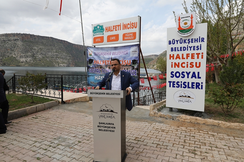 HALFETİ İNCİSU SOSYAL TESİSLERİ AÇILDI