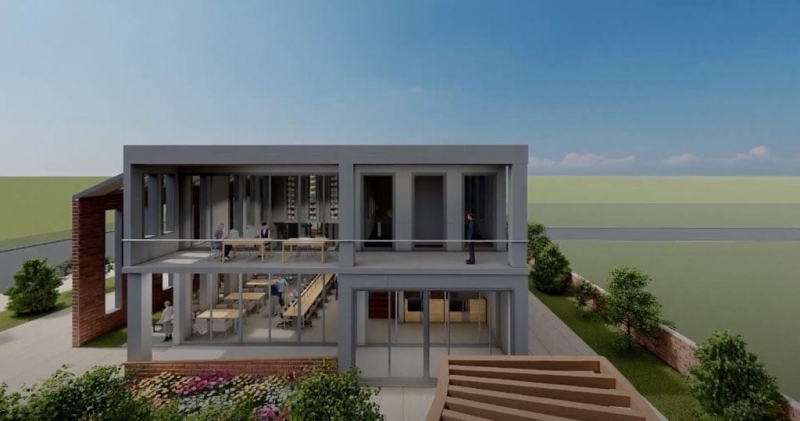 HALFETİ’DE MİLLET KIRAATHANESİ YÜKSELİYOR.