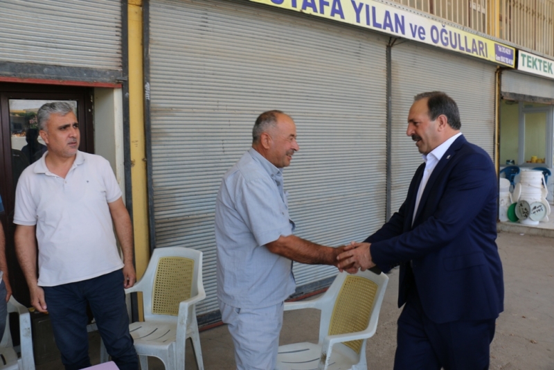 Halil Özcan Esnaf Ziyaretinde