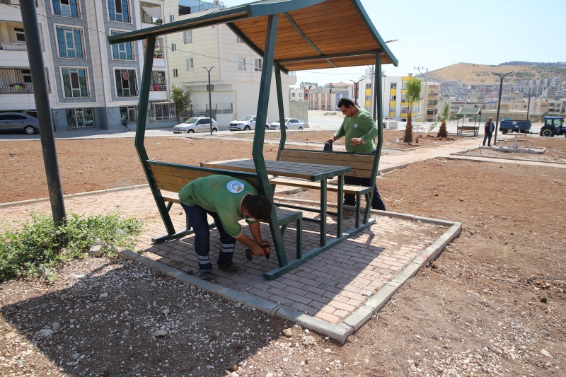 HALİLEYE BELEDİYESİNDEN YENİ PARK ÇALIŞMASI