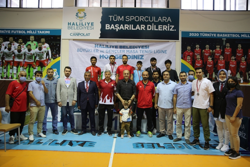 HALİLİYE BELEDİYESİ MASA TENİSİ LİGİ SONA ERDİ