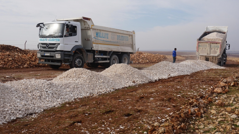 HALİLİYE BELEDİYESİ ÜST YAPI ÇALIŞMALARINI SÜRDÜRÜYOR