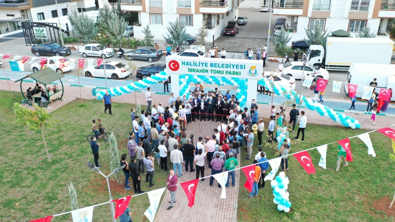 HALİLİYE BELEDİYESİ İBRAHİM TORU PARKININ AÇILIŞI YAPILDI