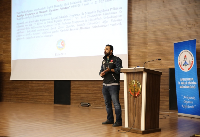 Haliliye Belediyesi Personellerine “Uyuşturucuyla Mücadele” Eğitimi