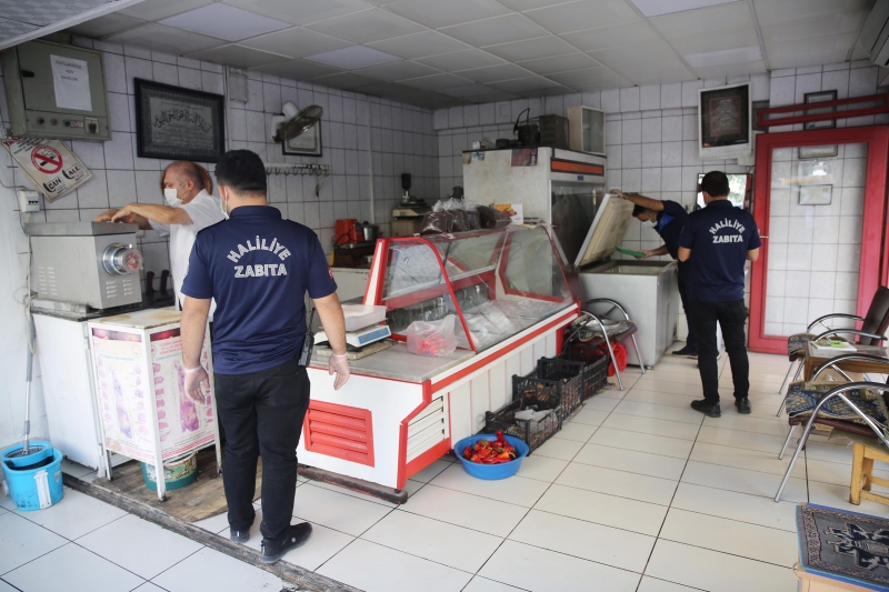 HALİLİYE BELEDİYESİNDEN KASAPLARA DENETİM