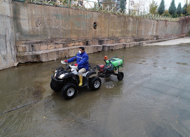 Haliliye Belediyesinden Larva Mücadelesi