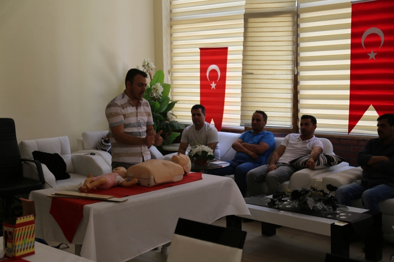 Haliliye Belediyesin den Personele Sağlık Taraması Ve İlk Yardım Eğitimi