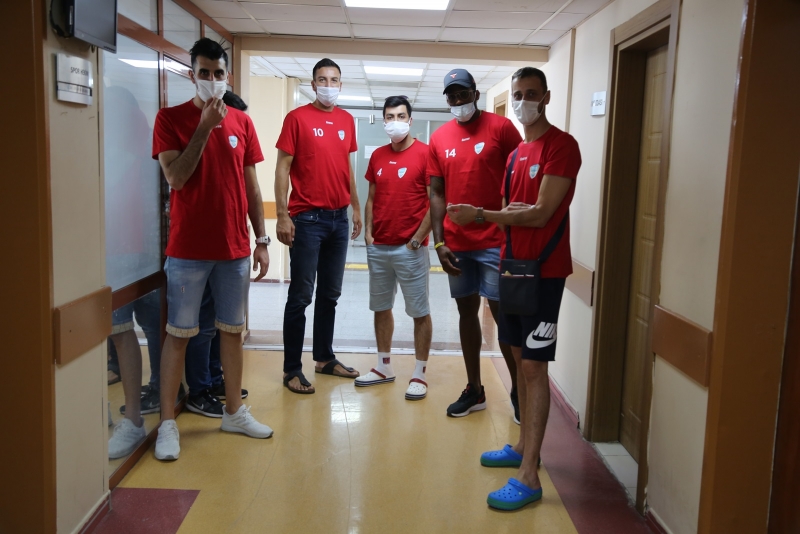 HALİLİYE BELEDİYESPOR SAĞLIK KONTROLÜNDEN GEÇTİ