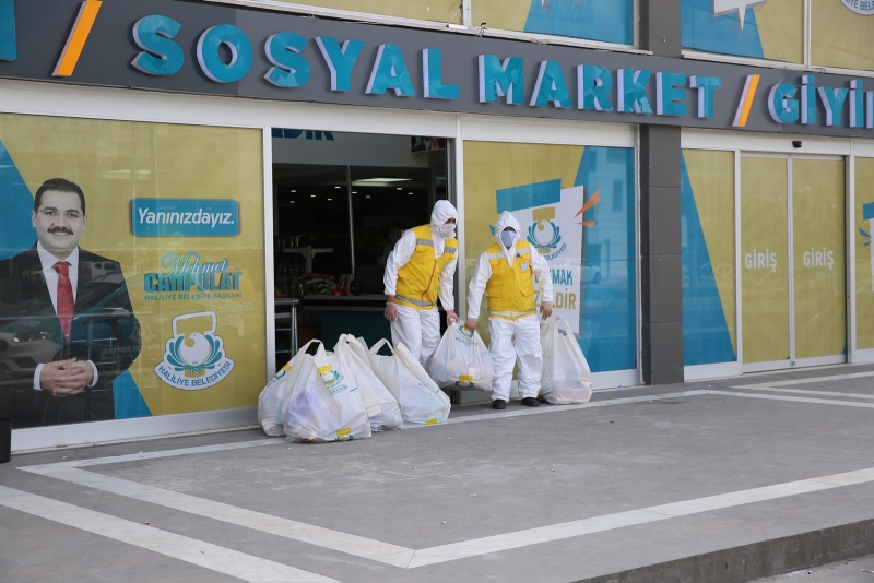 HALİLİYE, İHTİYAÇLARINI TEK TEK EVLERİNE TESLİM ETTİ