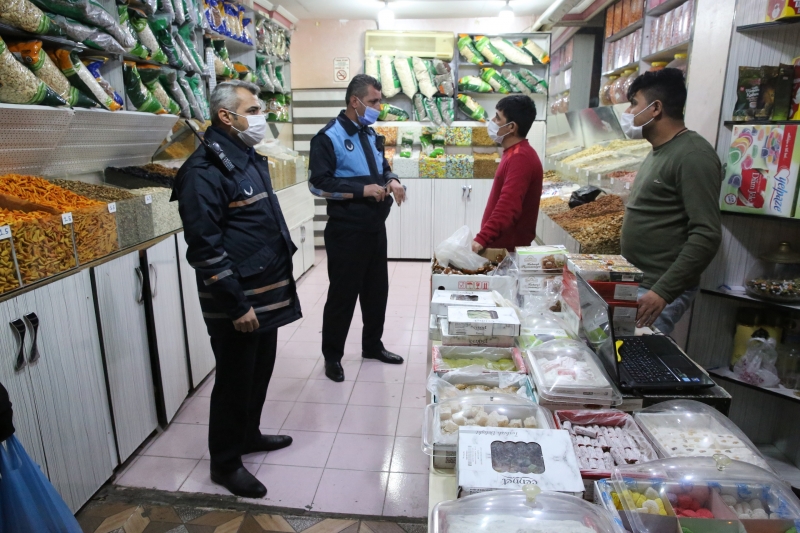 HALİLİYE ZABITA EKİPLERİNDEN YILBAŞI DENETİMİ