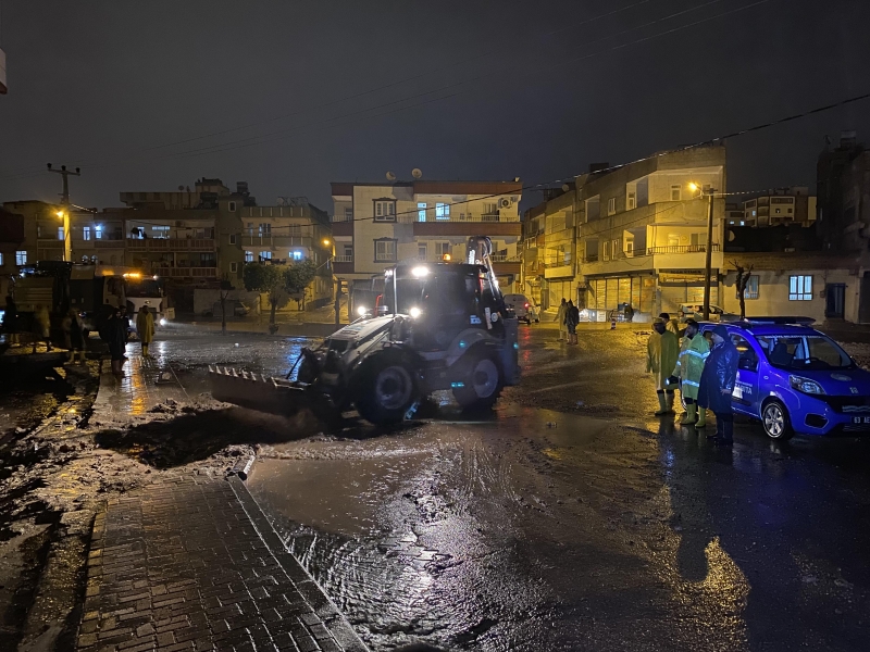 HALİLİYE’DE EKİPLER GECE BOYU SEFERBER OLDU