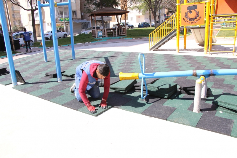 HALİLİYE’DE PARKLAR BAHARA HAZIRLANIYOR