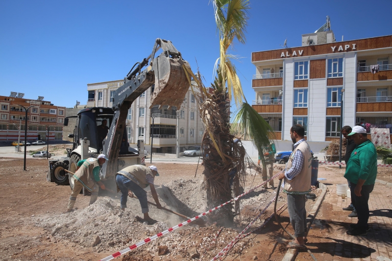 HALİLİYE’DE PARKLARDA SONBAHAR HAZIRLIĞI