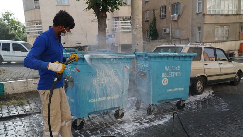 HALİLİYE’DE SALGIN TEDBİRLERİ ALINMAYA DEVAM EDİYOR