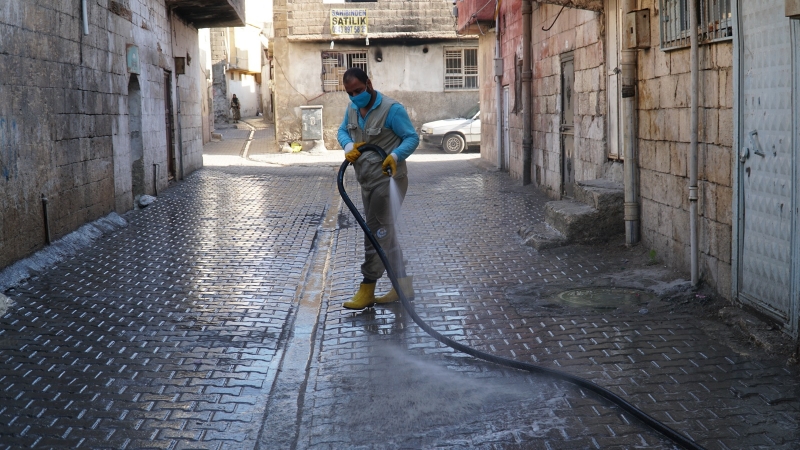 HALİLİYE’DE ‘TEMİZLİK İŞLERİ’ DURMAK BİLMİYOR